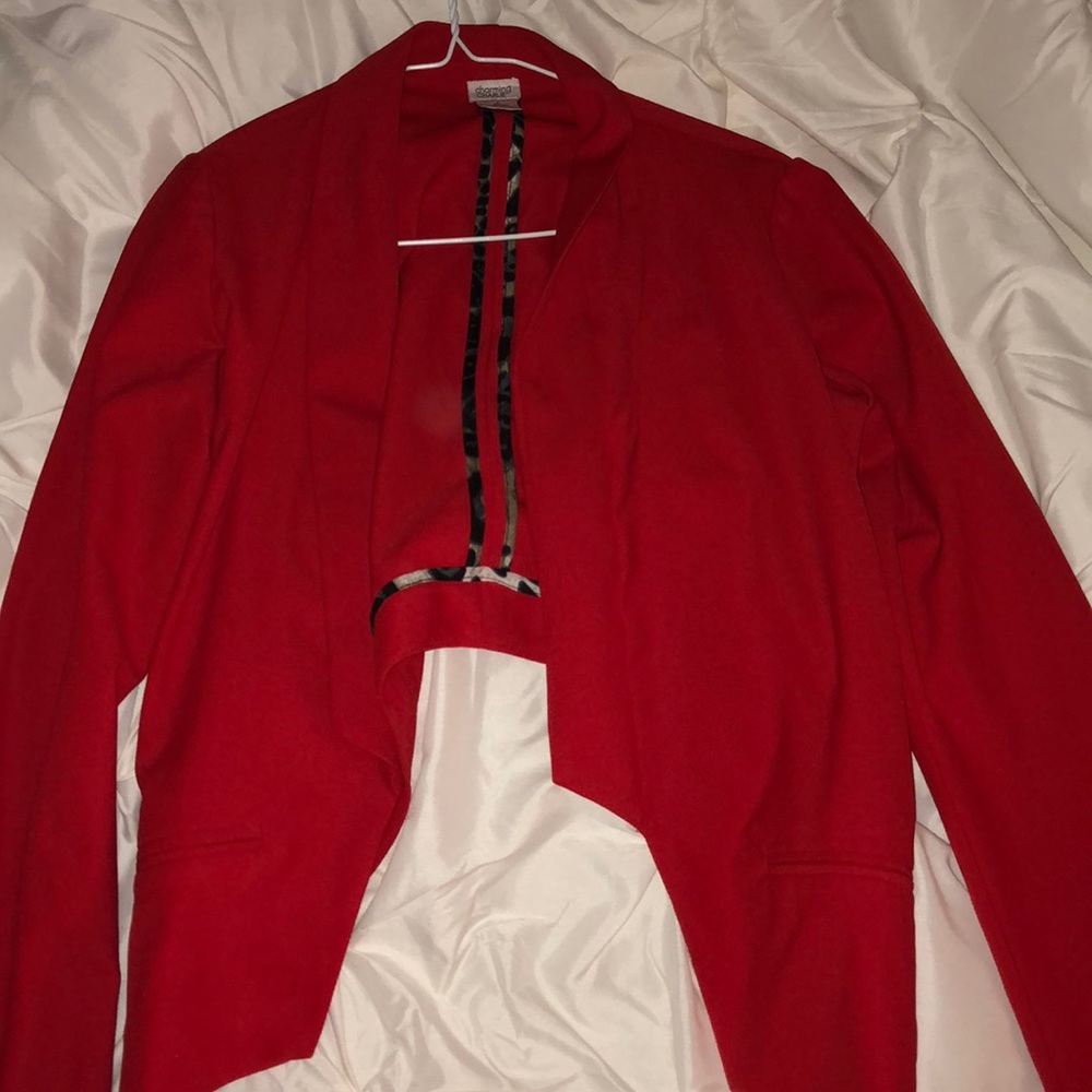 Red blazer